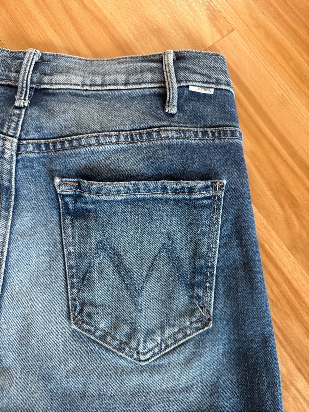 Awesome Mother Denim The Hustler Roller Ankle in High on the Hog - Sz 27 - Picture 9 of 9